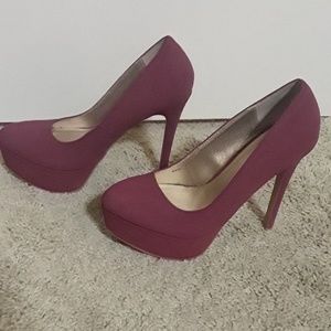 Purple High Heels